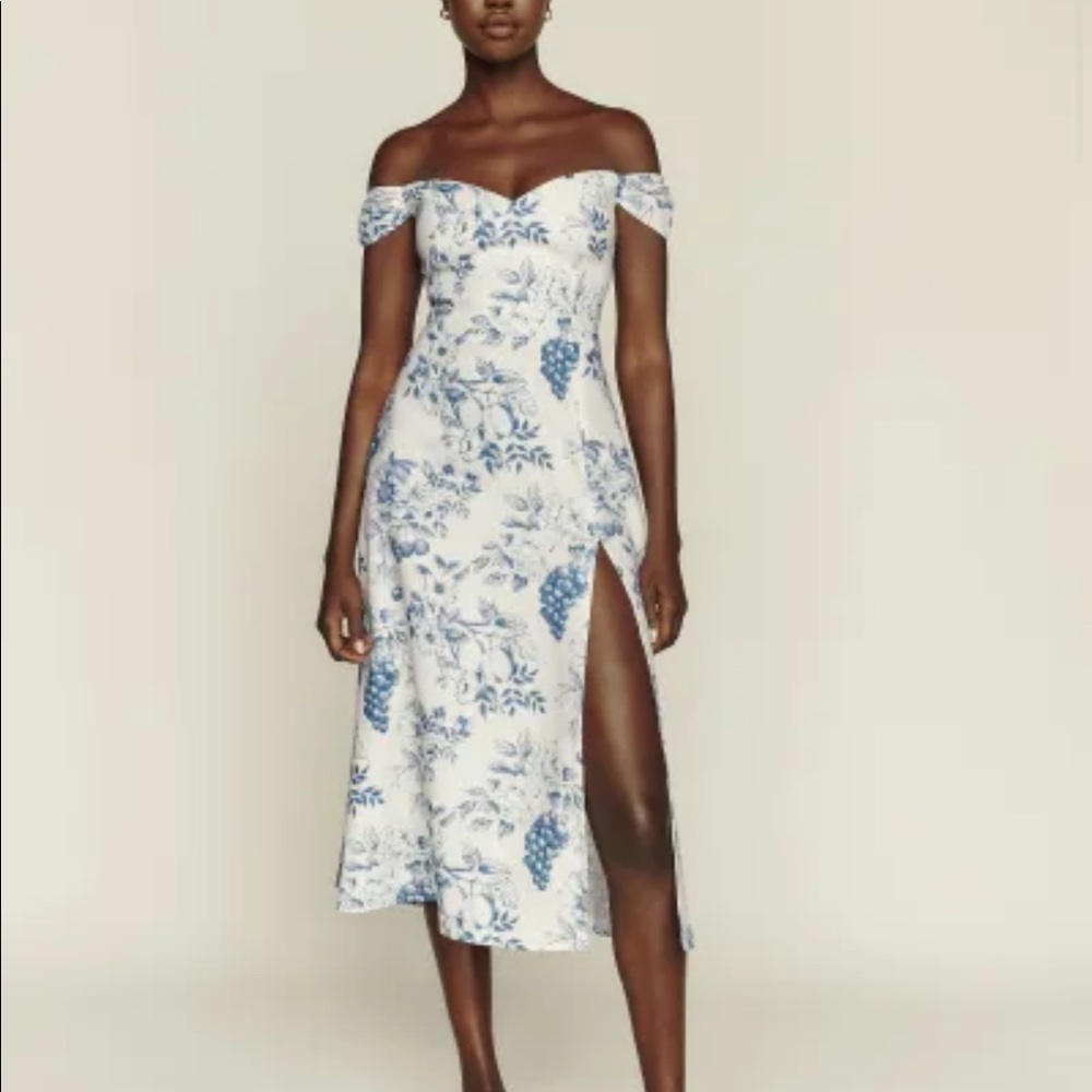 Reformation Bridgetown Linen Dress